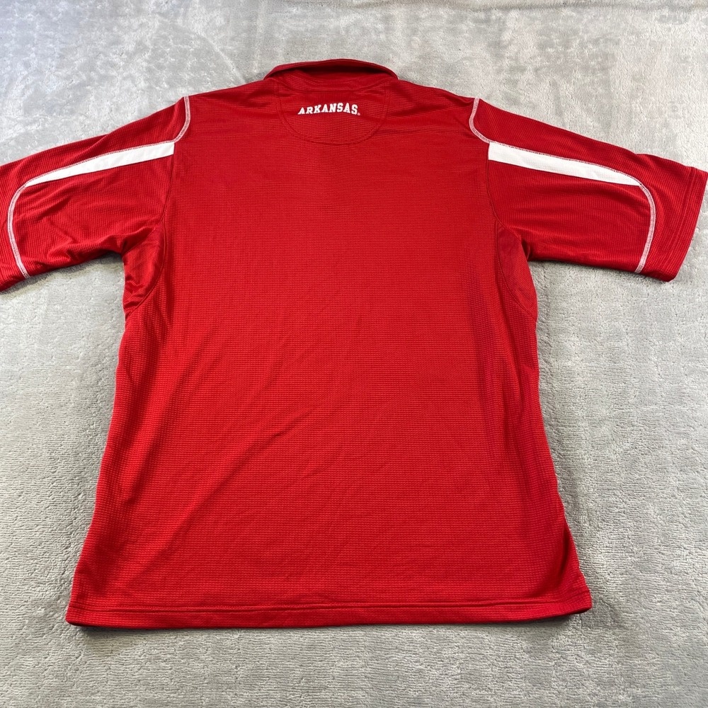 Vintage Arkansas Razorbacks Nike Polo Shirt Mens Large NCAA College Fan Football - Picture 10 of 12